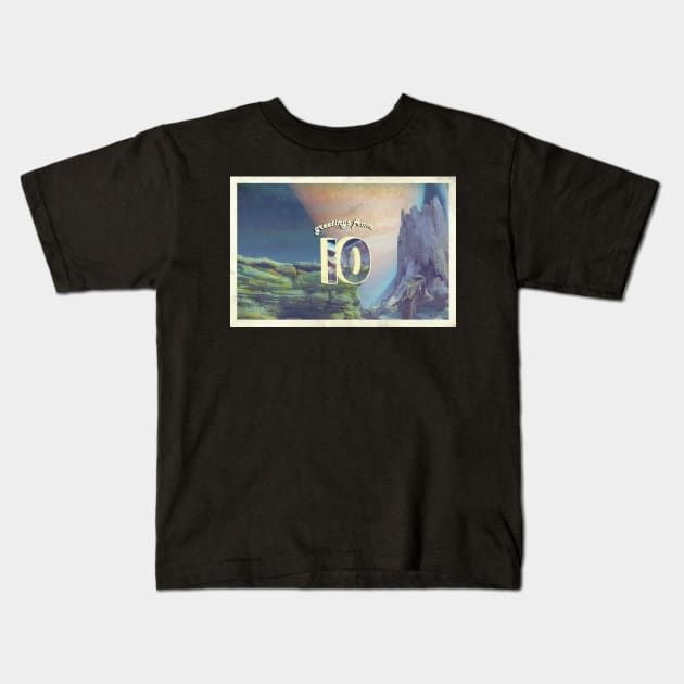 D2 greetings from IO Kids T-Shirt by chqse